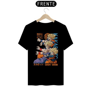 Camiseta Dragon Ball Goku, Gohan e Goten Kamehameha
