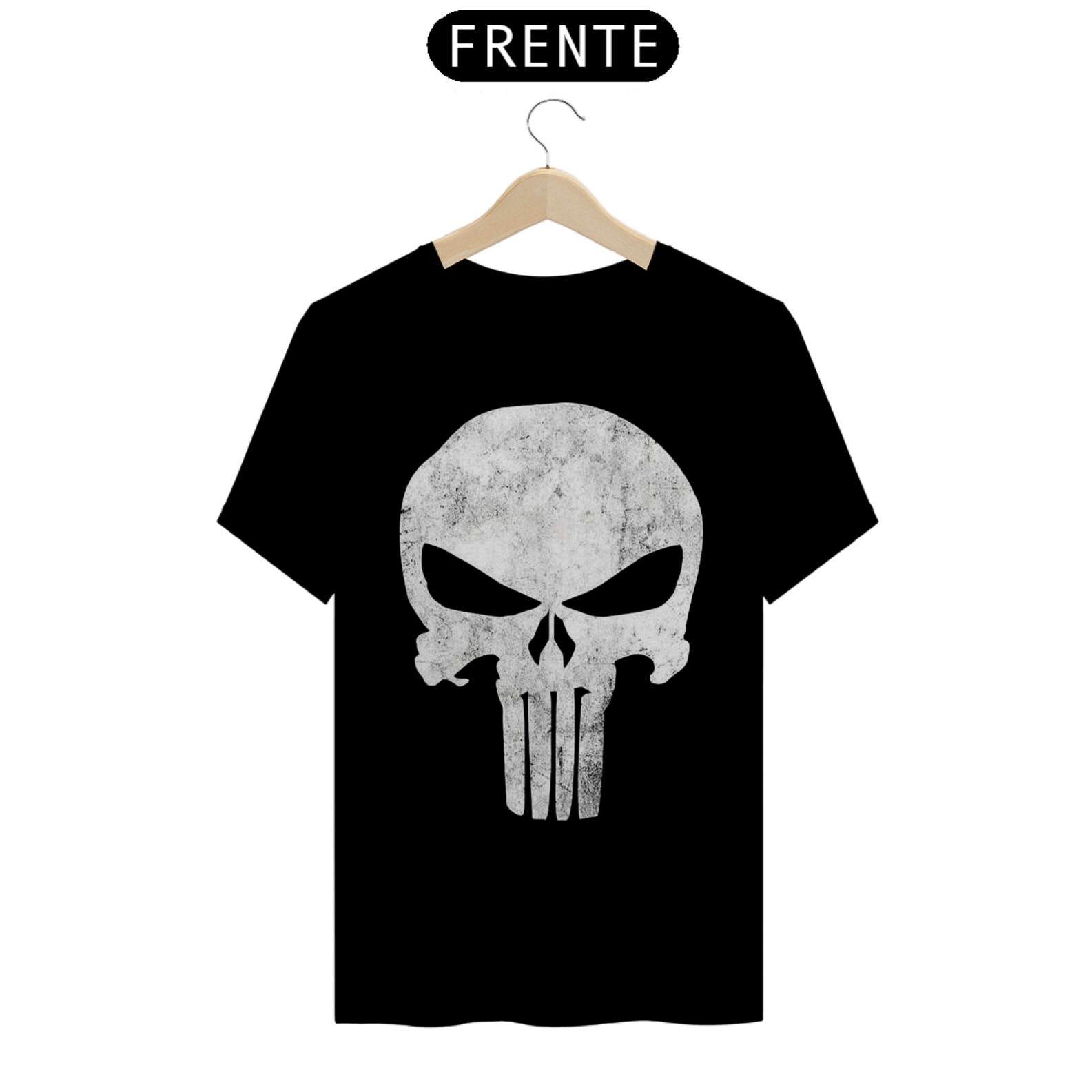 Camiseta O Justiceiro Caveira Logo