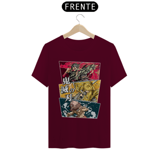 Nome do produto Camiseta Demon Slayer - Tanjiro, Zenitsu, Inosuke
