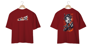 Nome do produto Camiseta Oversized Demon Slayer Tanjiro Techniques