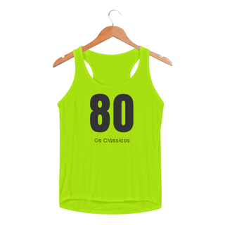 Nome do produto Regata Feminina Sportv Dry - 80 os Clássicos