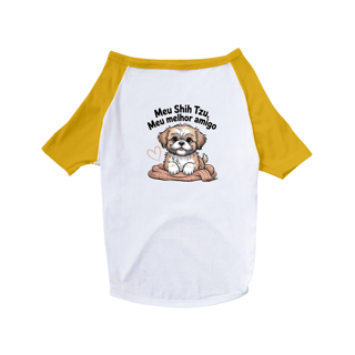 Nome do produto Camiseta Pet Meu Shih Tzu, Meu Melhor Amigo