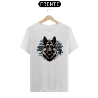 Nome do produto Camiseta Pastor Alemão – “Eu Não Fujo, Eu Protejo”