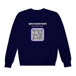 Nome do produto QRCodeStore -Moletom Prime Fechado