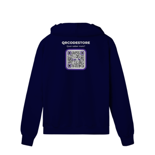 Nome do produto QRCodeStore - Moletom Prime Com Zíper