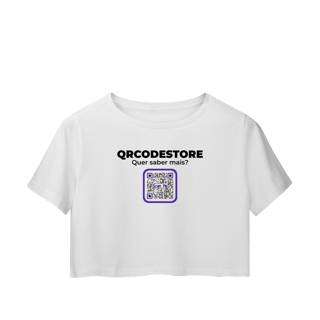 Nome do produto QRCodeStore - Camiseta Cropped