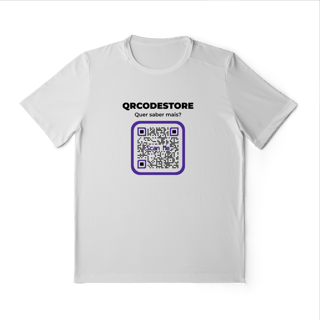 Nome do produto QRCodeStore - Camiseta Sport Dry Uv