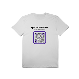 Nome do produto QRCodeStore - T-Shirt Pima