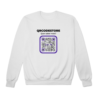 Nome do produto QRCodeStore -Moletom Prime Fechado