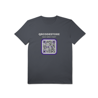 Nome do produto QRCodeStore - T-Shirt Pima