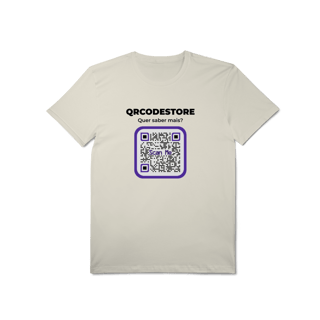 Nome do produto QRCodeStore - T-Shirt Pima