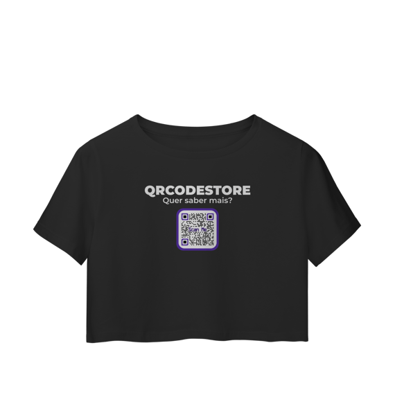 QRCodeStore - Camiseta Cropped