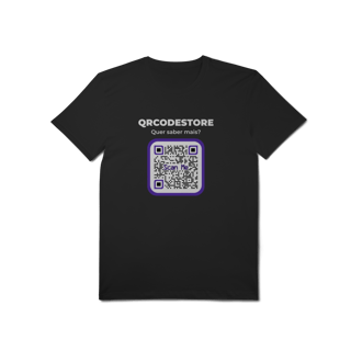 Nome do produto QRCodeStore - T-Shirt Pima