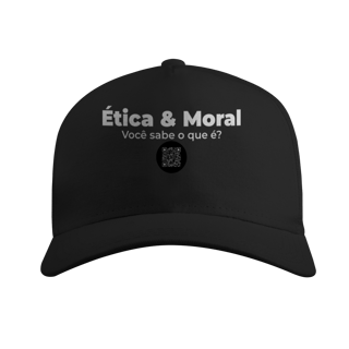 Nome do produto Ética & Moral - Boné Americano com Tela