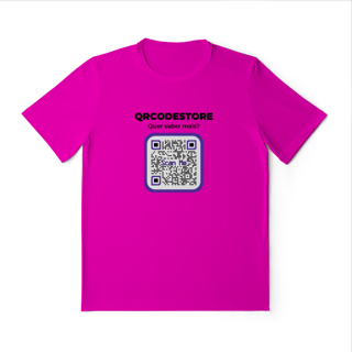 Nome do produto QRCodeStore - Camiseta Sport Dry Uv