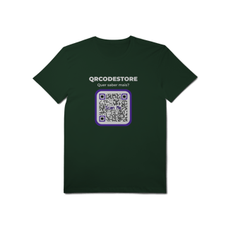 Nome do produto QRCodeStore - T-Shirt Pima