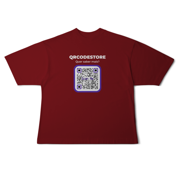 QRCodeStore - Camiseta Oversized