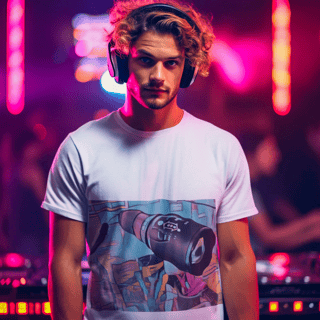 T-SHIRT SOUNDWAVE ART