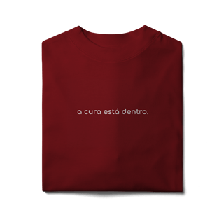 Nome do produto Camiseta Oversized A Cura Está Dentro