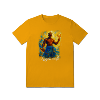 Nome do produtoCamiseta de Logunedé - Estampa Exclusiva