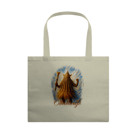 Ecobag Grande de Obaluaiyê – Estilo e Consciência Ambiental