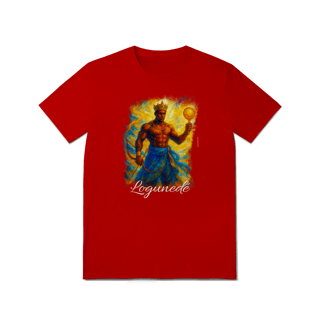 Nome do produtoCamiseta de Logunedé - Estampa Exclusiva