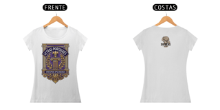 Camiseta Baby Long Quality Feminino - Letras Português: A Guardiã da Palavra