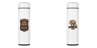 Nome do produtoGarrafa Térmica 400ml - Serviço Social