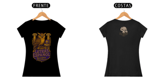 Camiseta Baby Long Prime Feminino - Letras Espanhol: Yo Hablo el Futuro