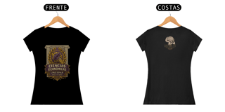 Camiseta Baby Long Prime Feminino - Ciências Econômicas: A Estrategista do Mercado