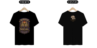 Camiseta T-Shirt Prime Masculino - Serviço Social: A Voz da Mudança
