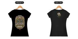 Camiseta Baby Long Prime Feminino - Pedagogia: Pedagogia: A Transformadora de Vidas