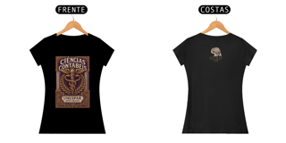 Camiseta Baby Long Quality Feminino - Ciências Contábeis: A Guardiã dos Números