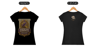 Camiseta Baby Long Quality Feminino - Ciências Econômicas: A Estrategista do Mercado