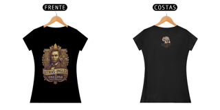 Camiseta Baby Long Quality Feminino - Letras Inglês: A Tradutora do Mundo