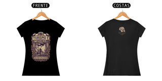 Camiseta Baby Long Quality Feminino - Turismo e Negócios: A Exploradora de Oportunidades