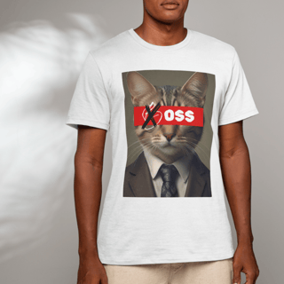 Nome do produto Camiseta Cat Boss