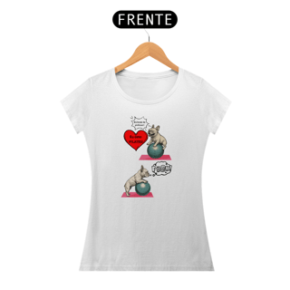Nome do produtoCamiseta Baby Long Buldogues Pilates