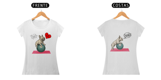 Nome do produtoCamiseta Baby Long Buldogue Pilates