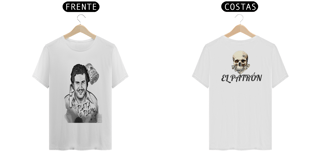 CAMISETA BRANCA PREMIUM PLATA O PLUMO 