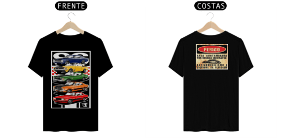 camiseta premium a edição carros antigos