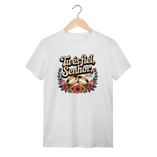 Nome do produto T-shirt Tu és fiel Senhor - HC 535