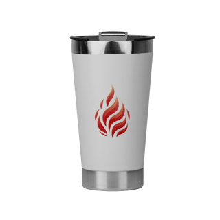 Copo Térmico Oficial O Legado do Fogo - Chama Vermelha