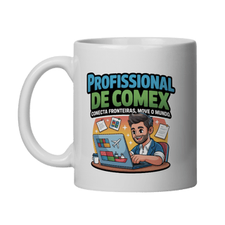 Nome do produto Caneca Conecta Fronteiras, Move o Mundo ☕ 