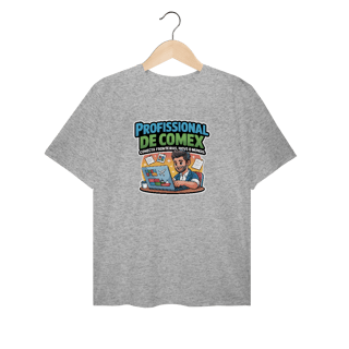 Nome do produto T-Shirt Plus Size - Conecta Fronteiras, Move o Mundo