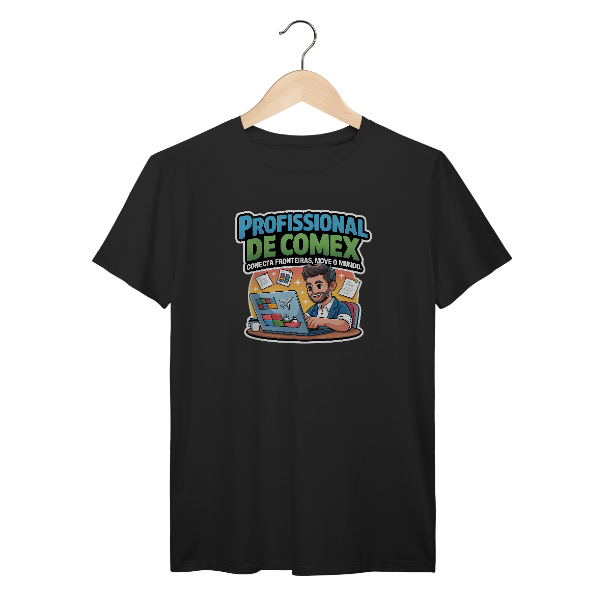 T-Shirt - Conecta Fronteiras, Move o Mundo
