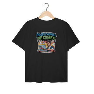 Nome do produto T-Shirt Plus Size - Conecta Fronteiras, Move o Mundo