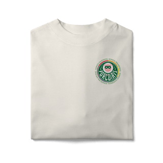 Nome do produto Camiseta Oversized - Somos Diversos (estampa frente e verso)