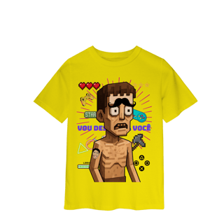 Nome do produto Camisa Estampada INFANTIL – Caricatura Exclusiva | VOU DESENHAR VOCÊ