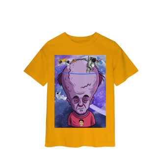 Nome do produto Camisa Estampada INFANTIL – Caricatura Exclusiva | VOU DESENHAR VOCÊ